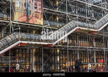 France, Paris (75), Georges Pompidou Center Stockfoto