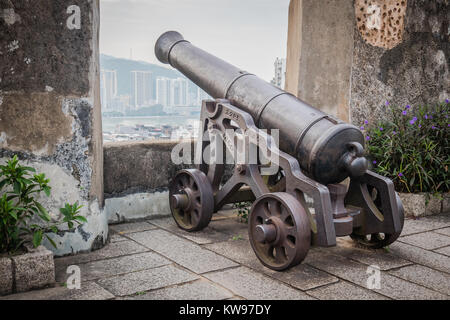 Macau monte Forte ist ein historisches Wahrzeichen Stockfoto