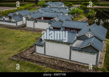 Chinesische Wahrzeichen Miniatur Yunnan Stockfoto