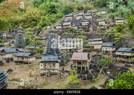 Chinesische Wahrzeichen Miniaturausführung Stockfoto