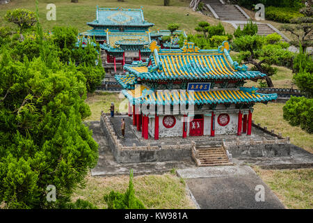 Chinesische Wahrzeichen Miniatur Memorial Tempel Jin Stockfoto