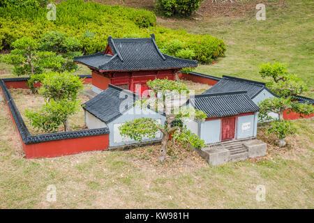 Chinesische Wahrzeichen Miniaturausführung Stockfoto