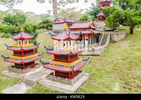 Chinesische Wahrzeichen Miniatur mazu Tempel Stockfoto