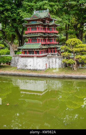 Chinesische Wahrzeichen Miniatur tengwang Pavilion Stockfoto