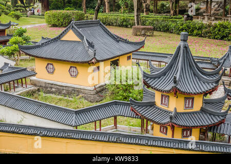 Chinesische Wahrzeichen Miniaturausführung Stockfoto