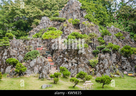 Chinesische Wahrzeichen Miniatur Berg Taishan Stockfoto