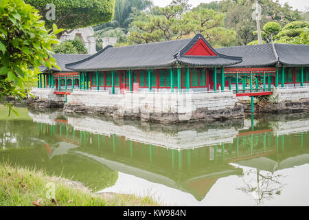 Chinesische Wahrzeichen Miniatur reiche Barmherzigkeit ewig leuchtet Stockfoto