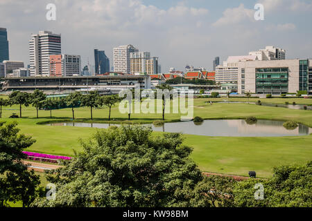 Bangkok Lumpini-park Stockfoto