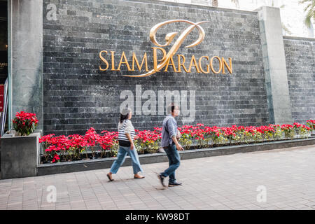Bangkok Siam Paragon center Stockfoto