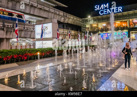 Bangkok Siam Center Shopping Mall Stockfoto