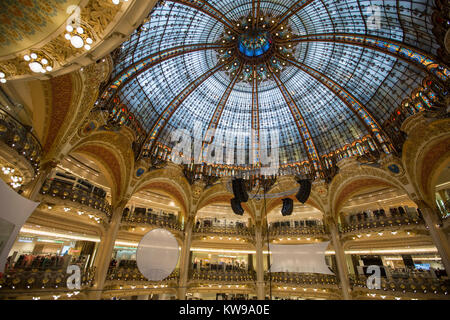 Frankreich, Paris (75), Galeries Lafayette Department Store, Atrium Stockfoto