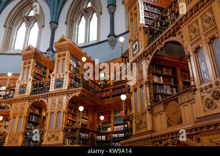 Die parlamentarische Bibliothek in den mittleren Block der Parlament Gebäude in Ottawa, Ontario, Kanada. Stockfoto