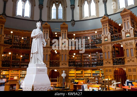 Die parlamentarische Bibliothek in den mittleren Block der Parlament Gebäude in Ottawa, Ontario, Kanada. Stockfoto