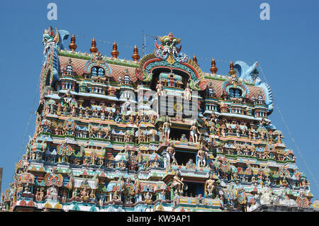Hindu Tempel in Tirunelveli, Tamil Nadu, Südindien Stockfoto
