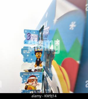 Adventskalender Kinnerton paw Patrol Stockfoto