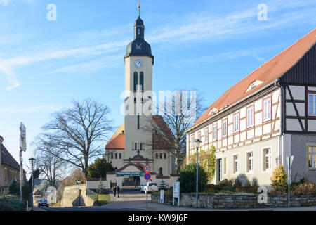 Freital: Kirche St.-Jakobus-Kirche in Pesterwitz, Sachsen, Sachsen, Deutschland Stockfoto