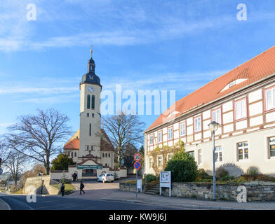 Freital: Kirche St.-Jakobus-Kirche in Pesterwitz, Sachsen, Sachsen, Deutschland Stockfoto