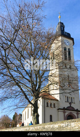 Freital: Kirche St.-Jakobus-Kirche in Pesterwitz, Sachsen, Sachsen, Deutschland Stockfoto