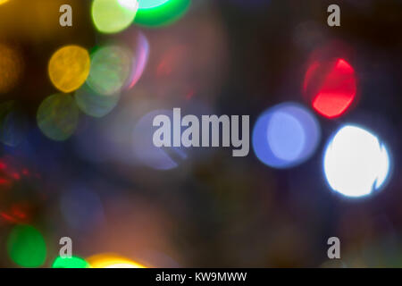 Abstrakte blurredbackground von Weihnachten Licht Stockfoto