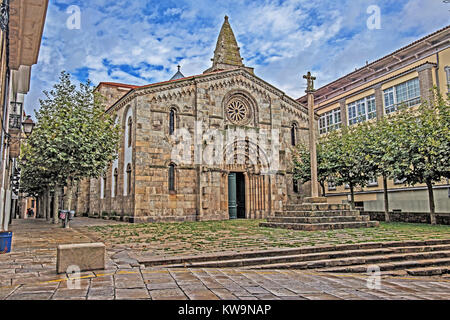 Santa Maria del Campo, Ciudad Vieja, Galizien, Spanien Stockfoto