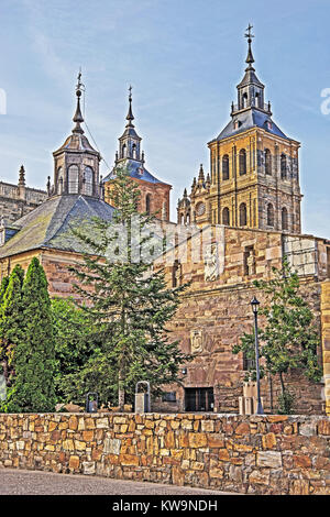 Die Kathedrale de Santa Maria, Astorga, Spanien (1471-1693) Stockfoto