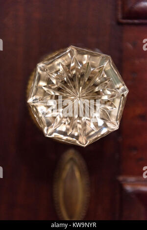 Antiker kristall Türknauf, Bar Harbor, Maine Stockfoto