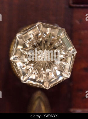 Antiker kristall Türknauf, Bar Harbor, Maine Stockfoto