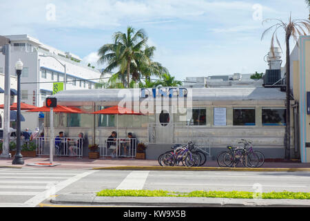 11. Street Diner Restaurant, Miami Beach, Florida, USA Stockfoto