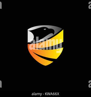 Adler vogel Vektor logo Stock Vektor