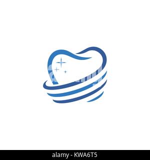 Zahnmedizinische Vektor logo Stock Vektor