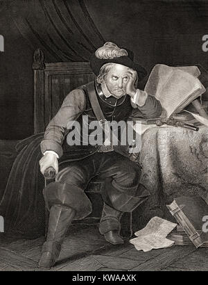 Oliver Cromwell, 1599-1658, Lord Protector von England, Schottland und Irland Stockfoto