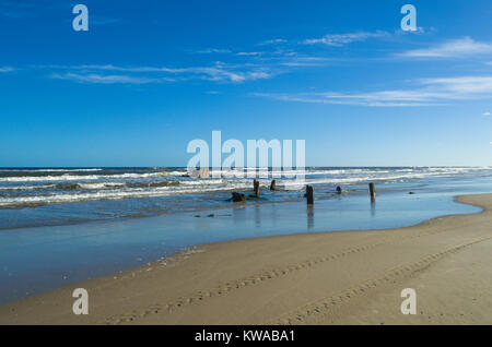 Bojuru Strand, verlassenen Strand, südlich des Staates Rio Grande do Sul, Brasilien. Stockfoto