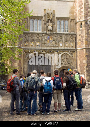 Trinity College in Cambridge Stockfoto