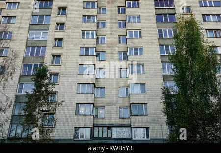 Wyborg, Russland - Nov 5, 2016. Eine Wohnung in der Innenstadt in Wyborg, Russland. Vyborg ist 174 km nordwestlich von St. Petersburg und nur 30 km von der F Stockfoto