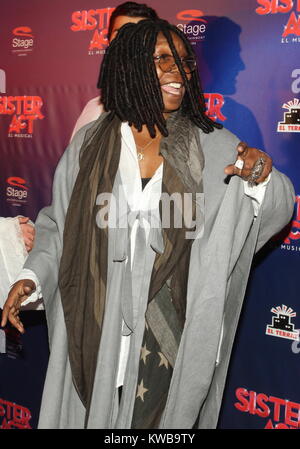 BARCELONA, SPANIEN - 23. Oktober: Whoopi Goldberg präsentiert die neueste Produktion der ister Act" am 23. Oktober 2014 in Barcelona, Spanien Personen: Whoopi Goldberg Stockfoto