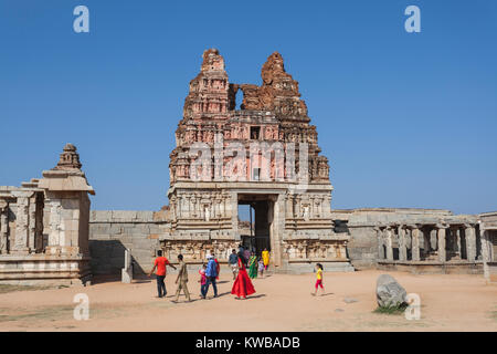 Vitthala Temple, Hampi, Karnataka, Indien, Asien Stockfoto