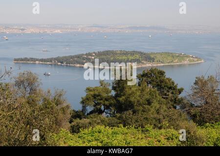 APRIL 04,2010 ISTANBUL. Eine der Prinzessin namens İslands Buyukada. Stockfoto