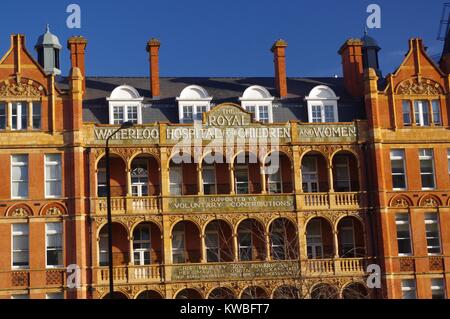 Royal Waterloo Krankenhaus für Kinder und Frauen, London, UK. Dezember, 2017. Stockfoto