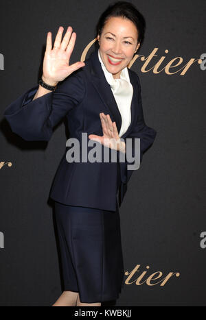 NEW YORK, NY - 12. NOVEMBER: Ann Curry besucht die Maison Cartier feiert 100. Jahrestag Ihrer Emblem La Panthere de Cartier! Bei Skylight Clarkson Studios am 12. November 2014 in New York City. Personen: Ann Curry Stockfoto