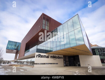 Das Äußere des n Galerie für Moderne Kunst von Saskatchewan in Saskatoon, Saskatchewan, Kanada. Stockfoto