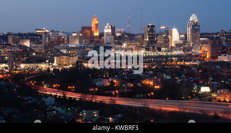 Zersiedelung ist lebendig und gut hier in Cincinnati Ohio im oberen Mittelwesten USA Stockfoto