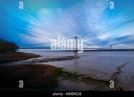 Humber Bridge Stockfoto