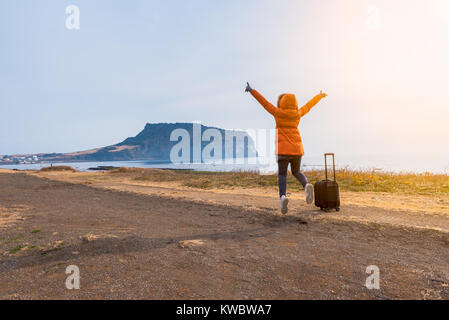 Seongsan Ilchulbong, Jeju Island, South Korea Stockfoto