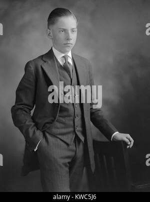 John Coolidge, ältester Sohn von Präsident Calvin Coolidge, Ca. 1923/24. (BSLOC 2015 15 161) Stockfoto