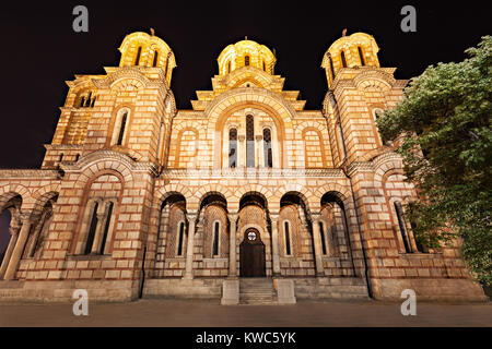 Saint Marko Kirche ist einer der wichtigsten orthodoxen Kirche in Belgrad Stockfoto