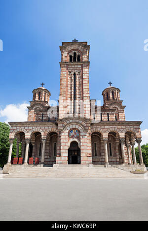 Saint Marko Kirche ist einer der wichtigsten orthodoxen Kirche in Belgrad Stockfoto