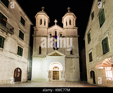 Alte Kirche in Stari Grad, Kotor, Montenegro Stockfoto