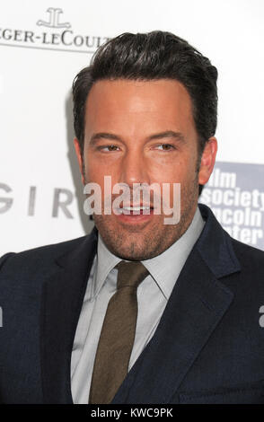 NEW YORK, NY - 26. SEPTEMBER: Ben Affleck besucht die Opening Night Gala Präsentation und die Weltpremiere von "Girl Gone' während der 52 New York Film Festival in der Alice Tully Hall am 26. September 2014 in New York City People: Ben Affleck Stockfoto