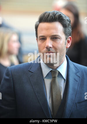 NEW YORK, NY - 26. SEPTEMBER: Ben Affleck besucht die Opening Night Gala Präsentation und die Weltpremiere von "Girl Gone' während der 52 New York Film Festival in der Alice Tully Hall am 26. September 2014 in New York City People: Ben Affleck Stockfoto