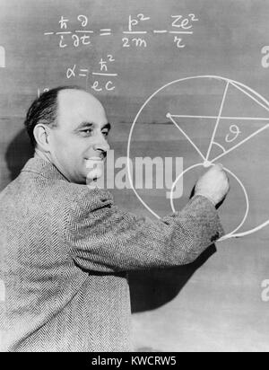 Italienisch-amerikanische Physiker Enrico Fermi. Ca. 1945-50. -(BSLOC 2015 1 74) Stockfoto